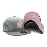 Everest Green Chicago Cubs Storm Gray Visor Pink Bottom 2025 Tokyo Series Side Patch New Era 59Fifty Fitted