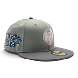 Everest Green Chicago Cubs Storm Gray Visor Pink Bottom 2025 Tokyo Series Side Patch New Era 59Fifty Fitted