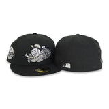 Black Cincinnati Reds Mascot Logo Gray Bottom All Star Game Side Patch New Era 59Fifty Fitted