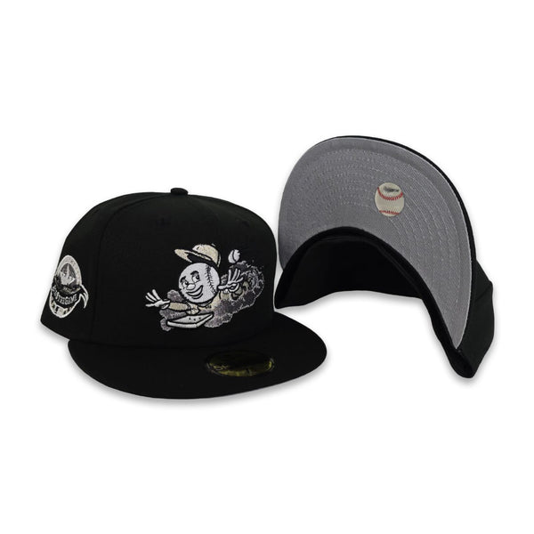 Black Cincinnati Reds Mascot Logo Gray Bottom 1988 All Star Game Side ...