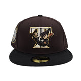 Black Toronto Blue Jays Brown Visor Gray Bottom 30th Season Side Patch New Era 59Fifty Fitted