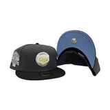 Dark Gray Chicago Cubs Black Visor Icy Blue Bottom 1990 All Star Game Side Patch New Era 59Fifty Fitted