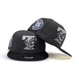 Dark Gray Toronto Blue Jays Black Visor Gray Bottom 30th Season Side Patch New Era 9fifty Snapback