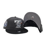 Dark Gray Toronto Blue Jays Black Visor Gray Bottom 30th Season Side Patch New Era 9fifty Snapback