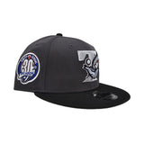 Dark Gray Toronto Blue Jays Black Visor Gray Bottom 30th Season Side Patch New Era 9fifty Snapback