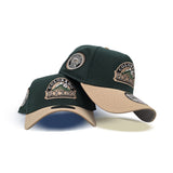 Dark Green Colorado Rockies Camel Curved Brim Gray Bottom 1993 Inaugural Year Side Patch New Era 9Forty Snapback