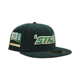 Dark Green Houston Astros 'stros Gray Bottom 2000 Inaugural Season Side Patch New Era 59Fifty Fitted