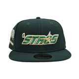 Dark Green Houston Astros 'stros Gray Bottom 2000 Inaugural Season Side Patch New Era 59Fifty Fitted