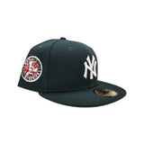 Dark Green New York Yankees Gray Bottom 1949 World Series Side Patch New Era 59Fifty Fitted