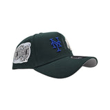 Dark Green New York Yankees x New York Mets Curved Brim Gray Bottom 2000 Subway Series Side Patch New Era 9Forty A-Frame Snapback