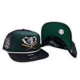 Dark Green Oakalnd Athletics Black Trucker Green Bottom 50th Anniversary Side Patch New Era Snapback