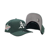 Dark Green Oakland Athletics Curved Brim Gray Bottom 1989 World Series New Era 9Fifty A-Frame Snapback