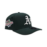 Dark Green Oakland Athletics Curved Brim Gray Bottom 1989 World Series New Era 9Fifty A-Frame Snapback