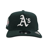 Dark Green Oakland Athletics Curved Brim Gray Bottom 1989 World Series New Era 9Fifty A-Frame Snapback