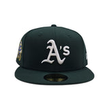 Dark Green Oakland Athletics Jackie Robinson Signature Edition Green Bottom #42 "Breaking Barriers" Side Patch New Era 59Fifty Fitted