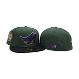 Cilantro Green Los Angeles Angels Black Visor Gray Bottom 50th Anniversary Patch New Era 59Fifty Fitted