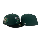 Dark Green Toronto Blue Jays Black Visor Gray Bottom 30th Anniversary Side Patch New Era 59Fifty Fitted