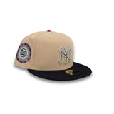 Mango New York Yankees Navy Blue Visor Gray Bottom 1942 All Star Game Side Patch New Era 59Fifty Fitted