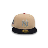 Mango New York Yankees Navy Blue Visor Gray Bottom 1942 All Star Game Side Patch New Era 59Fifty Fitted