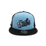 Doscientos Blue Script Chicago Cubs Black Trucker Gray Bottom 1933 All Star Game Side Patch New Era 59Fifty Fitted