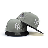 Everest Green Rose New York Yankees Black Visor Gray Bottom 1996 World Series Side Patch New Era 9Fifty Snapback