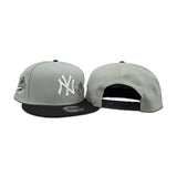 Everest Green Rose New York Yankees Black Visor Gray Bottom 1996 World Series Side Patch New Era 9Fifty Snapback