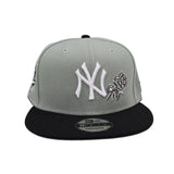 Everest Green Rose New York Yankees Black Visor Gray Bottom 1996 World Series Side Patch New Era 9Fifty Snapback