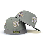 Everest Green Washington Nationals Gray Visor Green Bottom 2018 All Star Game Side Patch New Era 59Fifty Fitted