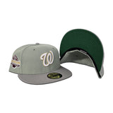 Everest Green Washington Nationals Gray Visor Green Bottom 2018 All Star Game Side Patch New Era 59Fifty Fitted