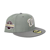 Everest Green Washington Nationals Gray Visor Green Bottom 2018 All Star Game Side Patch New Era 59Fifty Fitted