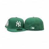 Kelly Green New York Yankees Gray Bottom 1962 World Series Side Patch New Era 59Fifty Fitted
