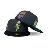 Dark Gray San Francisco Giants Black Visor Green Bottom 2007 All Star Game Side Patch New Era 59Fifty Fitted