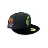 Dark Gray San Francisco Giants Black Visor Green Bottom 2007 All Star Game Side Patch New Era 59Fifty Fitted