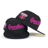 Black Cleveland Guardians Gray Bottom Progressive Field Side Patch New Era 59Fifty Fitted