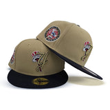 Vegas Gold Scranton Wilkes Barre Yankees Navy Visor Gray Bottom 1949 World Series Side Patch New Era 59Fifty Fitted