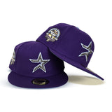 Purple Houston Astros Icy Blue Bottom 45th Anniversary New Era 59Fifty Fitted