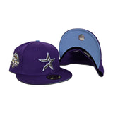 Purple Houston Astros Icy Blue Bottom 45th Anniversary New Era 59Fifty Fitted