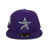 Purple Houston Astros Icy Blue Bottom 45th Anniversary New Era 59Fifty Fitted