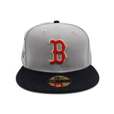 Gray Boston Red Sox Navy Blue Visor Green Bottom 1999 All Star Game Side Patch New Era 59Fifty Fitted