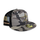 Gray Camo Houston Astros Black Trucker Gray Bottom 2000 Inaugural Season Side Patch New Era 59Fifty Fitted