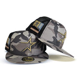 Gray Camo Houston Astros Black Trucker Gray Bottom 2000 Inaugural Season Side Patch New Era 59Fifty Fitted