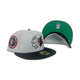 Gray Chicago Blackhawks Green Bottom
