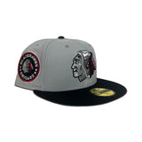 Gray Chicago Blackhawks Green Bottom