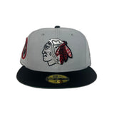 Gray Chicago Blackhawks Green Bottom