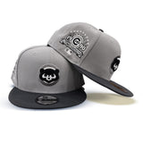 Gray Chicago Cubs Dark Gray Visor Gray Bottom 1990 All Star Game Side Patch New Era 9Fifty Snapback
