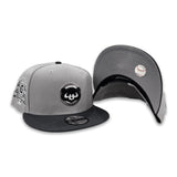 Gray Chicago Cubs Dark Gray Visor Gray Bottom 1990 All Star Game Side Patch New Era 9Fifty Snapback