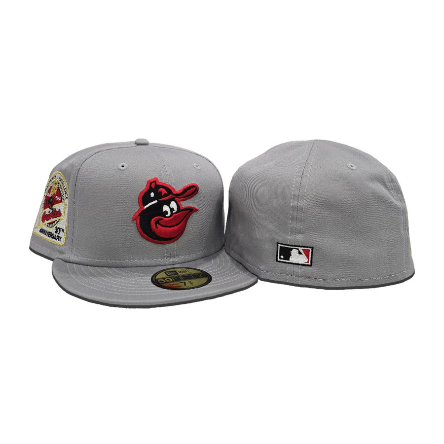 Casquette New Era 59Fifty Baltimore Orioles - Rouge, Taille 7 3/8 - Exclusive Octobre