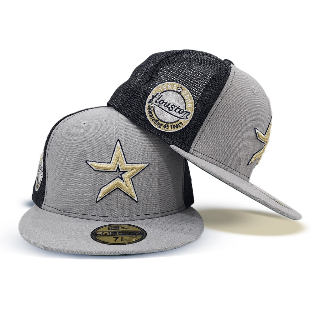 Dark Gray Houston Astros Celebrating 45 Years New Era 59FIFTY Fitted 77/8
