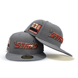 Storm Gray Houston 'stros Gray Bottom 2000 Inaugural Season Side Patch New Era 59Fifty Fitted