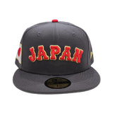 Dark Gray Japan Gray Bottom 2023 World Baseball Classic New Era 59Fifty Fitted